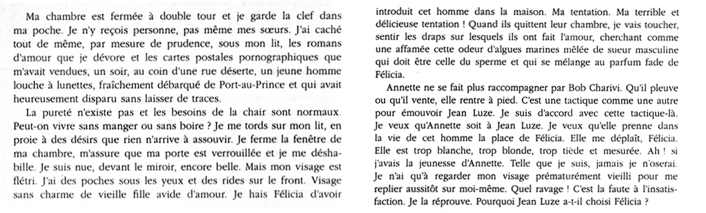 Extrait de la trilogie "Amour, Colère et Folie", de Marie Vieux-Chauvet